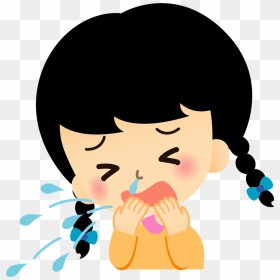 Sneeze Cold Sick Clipart - صورة طفل يعطس كرتوني, HD Png Download - sneeze png