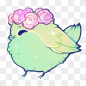 #rosebud Burd - Cute Chibi Bird Drawing, HD Png Download - rosebud png