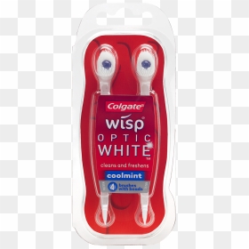 Wisp Colgate Toothbrush Optic White, HD Png Download - colgate png