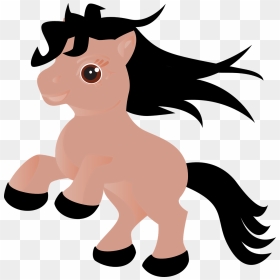 Transparent Cute Horse Clipart - Konik Grafika, HD Png Download - baby horse png