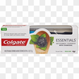 Colgate Essentials With Charcoal Toothpaste, HD Png Download - colgate png