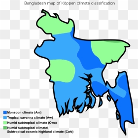 Desert Clipart Tropical Savanna - Climate Map Of Bangladesh, HD Png Download - bangladesh png