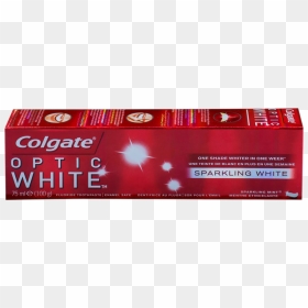 Colgate Tooth Paste Optic White Sparkling 75 Ml - Colgate, HD Png Download - colgate png