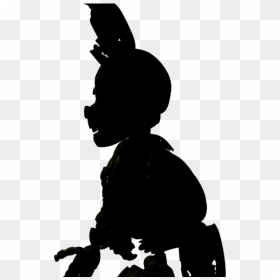 Five Nights At Freddy"s - Large Dog Sitting Silhouette, HD Png Download - five nights at freddys png