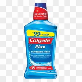 Colgate Plax Peppermint Mouthwash, HD Png Download - colgate png