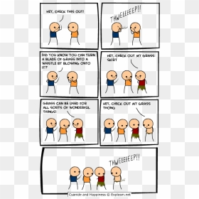 “ By Dave - Cyanide & Happiness Haha, HD Png Download - grass skirt png