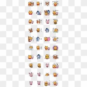 Winnie The Pooh By Nagano Line Sticker Gif & Png Pack - Winnie The Pooh Whatsapp Sticker, Transparent Png - pooh bear png