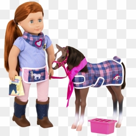 Quarter Horse Foal With Elliet03 - Horse Our Generation Doll Foal, HD Png Download - baby horse png