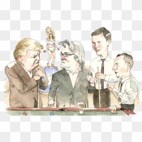 Donald Trump As Frank Sinatra Kellyanne Conway As Angie, HD Png Download - trump cartoon png