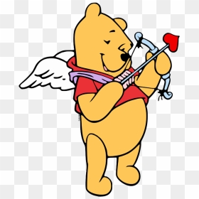 Winnie The Pooh Valentines Day Clipart, HD Png Download - pooh bear png