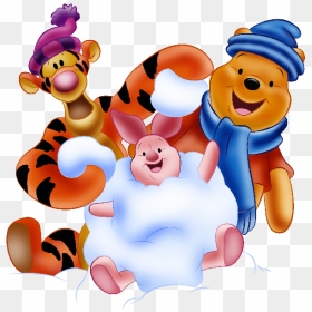 Pooh Bear Clip Art - Winnie The Pooh Bear Christmas, HD Png Download - pooh bear png