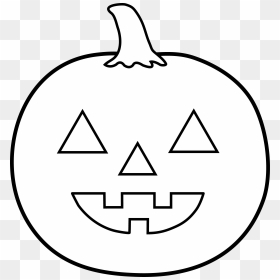 Pumpkin Black And White Pumpkin Clipart Black And White - Halloween Pumpkin Black And White, HD Png Download - white pumpkin png