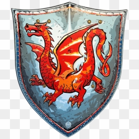 Knight Shield, Amber Dragon - Dragon Knight Shield, HD Png Download - knight shield png