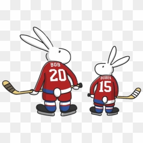Bob And Bobek Playing Ice Hockey - Bob A Bobek Hokej, HD Png Download - bob png