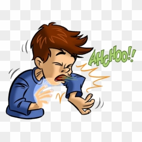 Common Cold Clipart Png, Transparent Png - sneeze png