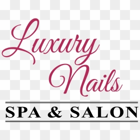 Luxury Nails & Spa - Calligraphy, HD Png Download - spa facial png