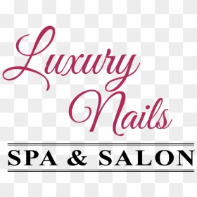 Luxury Nails & Spa - Calligraphy, HD Png Download - vhv