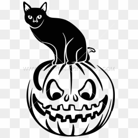 Library Of Pumpkin Black And White Image Freeuse Png - Cat Playing With Yarn, Transparent Png - white pumpkin png