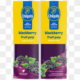 Pulpa Natural De Mora 14 Onz Chiquita, HD Png Download - blackberry fruit png