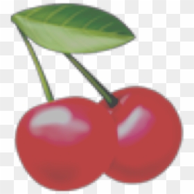 #cherry #red #fruit #emoji #redaesthetic #aesthetic - Cherry, HD Png Download - fruit emoji png