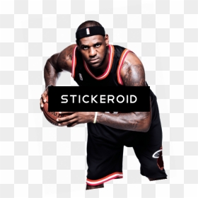 Lebron James , Png Download - Lebron James Holding A Basketball, Transparent Png - james png