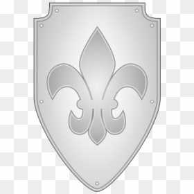 Vector Graphics Of Grayscale Shield - Emblem, HD Png Download - knight shield png