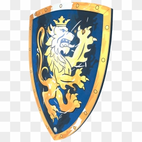 Knight Shield, Blue, Noble Knight - Emblem, HD Png Download - knight shield png