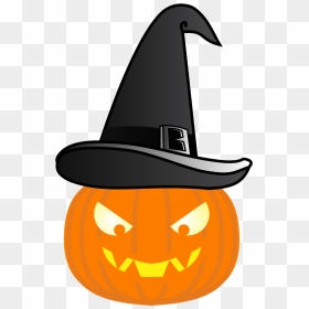 Halloween Chapeu De Bruxa, HD Png Download - white pumpkin png