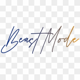 Calligraphy, HD Png Download - beast mode png