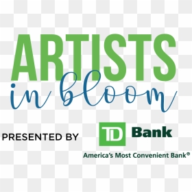 "artist In Bloom - Td Bank, HD Png Download - td bank logo png