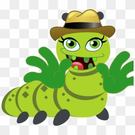 Green Caterpillar Clipart, HD Png Download - fruit emoji png