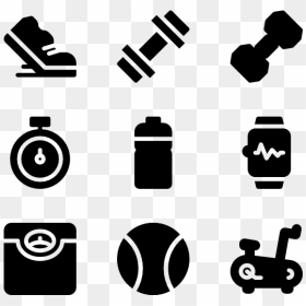Dumbbell Icon Png - Iconos Gimnasio Png, Transparent Png - gym icon png