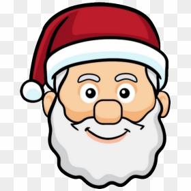 Ge Père Noël Rouge Content - Santa Clause Face In Cartoon, HD Png Download - ge png