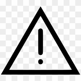 Danger - Hazard Clipart Black And White, HD Png Download - danger icon png