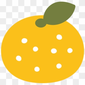 Tangerine Emoji, HD Png Download - fruit emoji png
