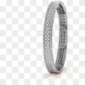 Perlée Diamonds Bracelet, Large Model - اساور فان كليف ذهب, HD Png Download - diamonds.png