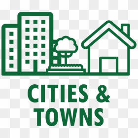 Cities And Towns Inquiry Icon Clipart , Png Download - Cities And Towns Icon, Transparent Png - town icon png