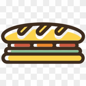 Sandwich Logo Png, Transparent Png - burger icon png