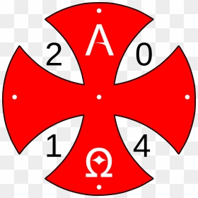Paschal Candle Symbols Clip Arts - Pattee Cross, HD Png Download - candle icon png
