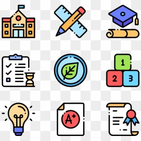 School Icons Png, Transparent Png - powerpoint icon png