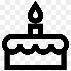 Birthday Cake Icon Png - Birthday Cake Logo Png, Transparent Png - candle icon png