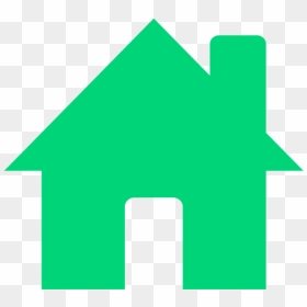 Green-house - House Silhouette Blue, HD Png Download - ai icon png
