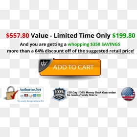 100% Hassle-free, Money Back Guarantee - Authorize.net, HD Png Download - ssl png