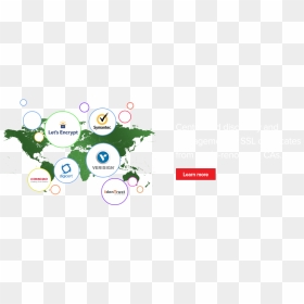 Centralized Discovery And Management Of Ssl Certificates - World Map Vector Countries, HD Png Download - ssl png