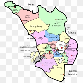 Parliamentary Map Of Selangor, Malaysia Clip Arts - Map Of Selangor Malaysia, HD Png Download - hulu icon png