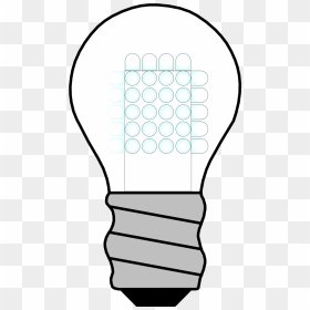 Incandescent Light Bulb, HD Png Download - light bulb on off png