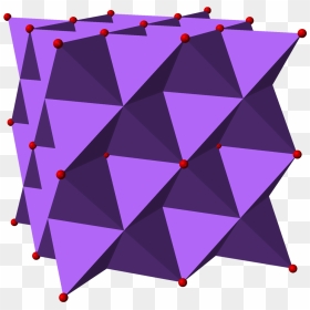 Sodium Oxide 3d Polyhedra - Sodium Oxide, HD Png Download - 3d triangle png
