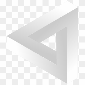 Penrose Triangle Clip Arts - Architecture, HD Png Download - 3d triangle png