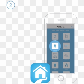 Step-2 - Insteon App Add Device, HD Png Download - light bulb on off png