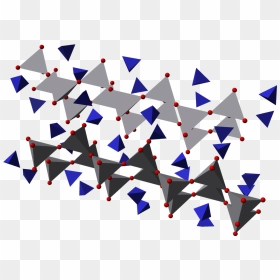 Ammonium Metavanadate 3d Polyhedra - Meta Vanadate, HD Png Download - 3d triangle png